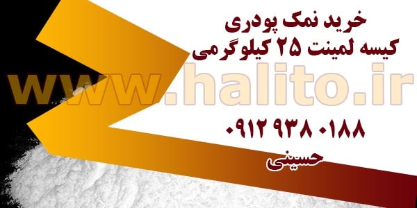 تولید نمک پودری